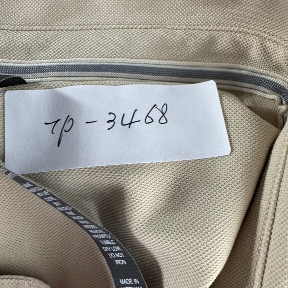 Vuori Gamepoint Polo Shirt Mens XL Short Sleeve Cashew Solid Polyester TP-3468 - Picture 2 of 12